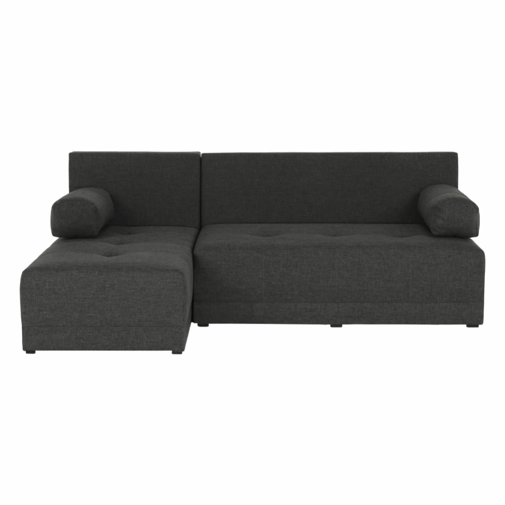 Rohová sedací souprava, šedý melír / vzor, levá, MEXX NEW