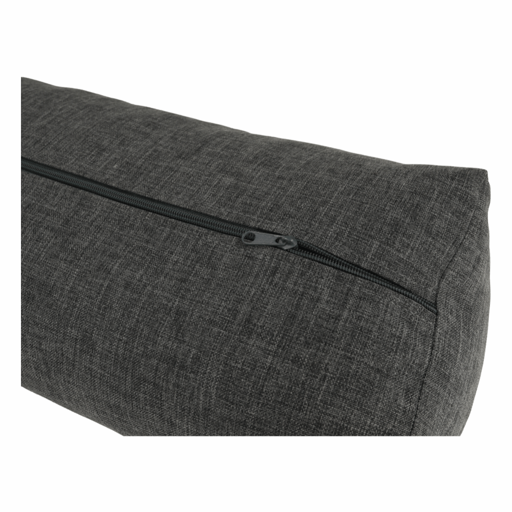 Rohová sedací souprava, šedý melír / vzor, pravá, MEXX