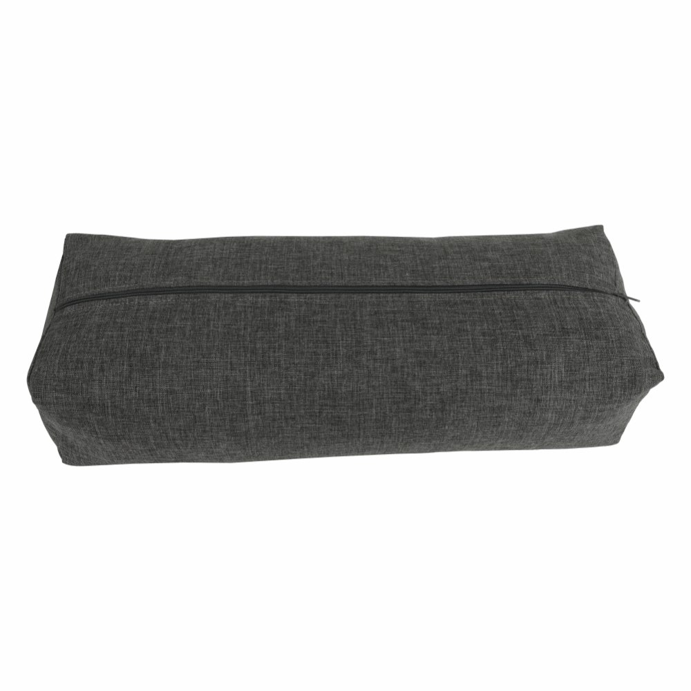 Rohová sedací souprava, šedý melír / vzor, pravá, MEXX