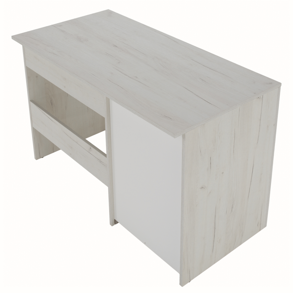 PC stůl typ 80, bílá craft, ANGEL