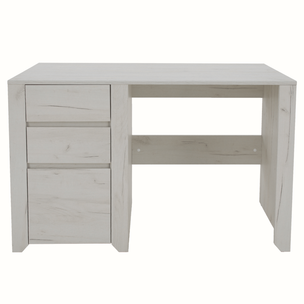 PC stůl typ 80, bílá craft, ANGEL