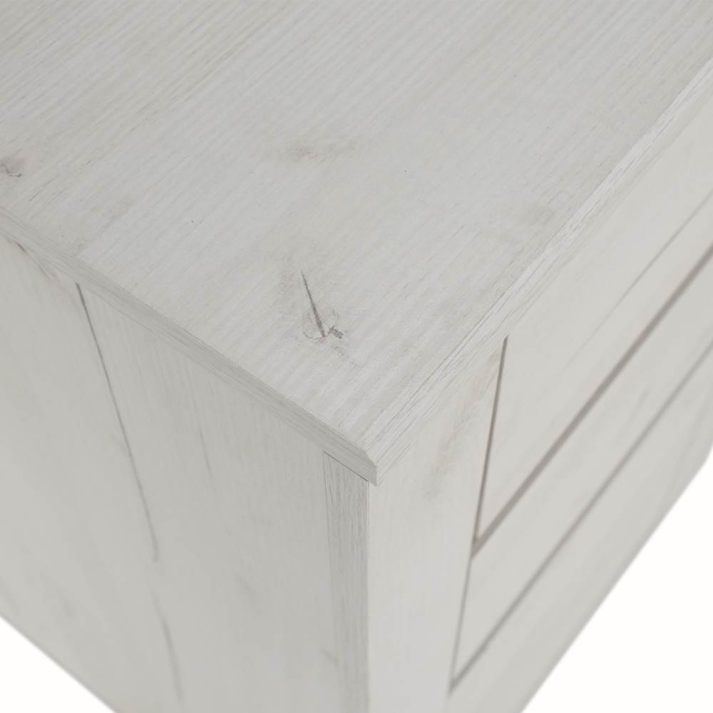 PC stůl typ 80, bílá craft, ANGEL