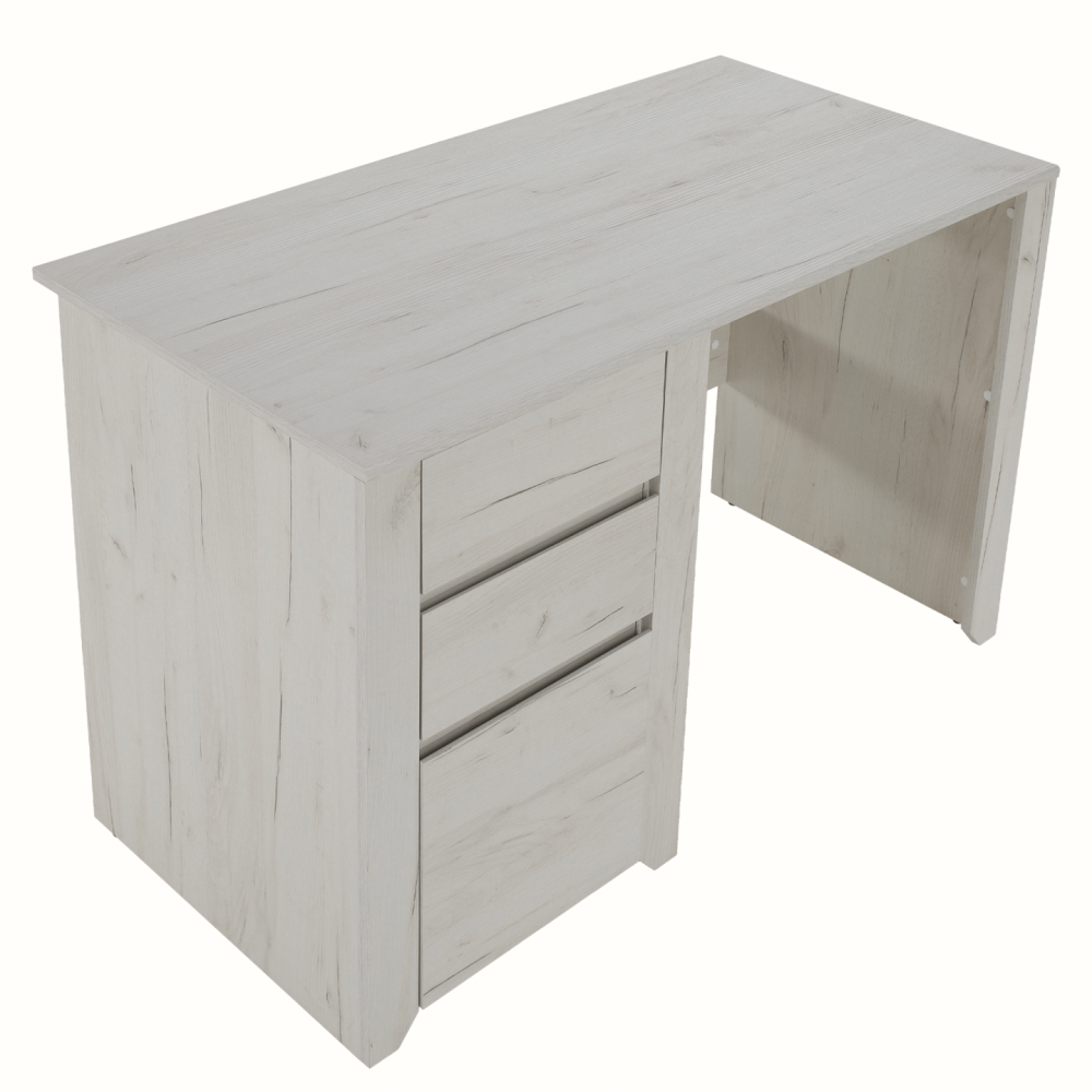 PC stůl typ 80, bílá craft, ANGEL