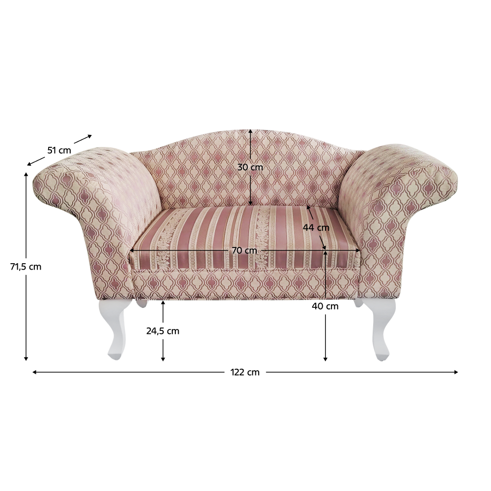 Pohovka, krémově-šedá, FABRICIO