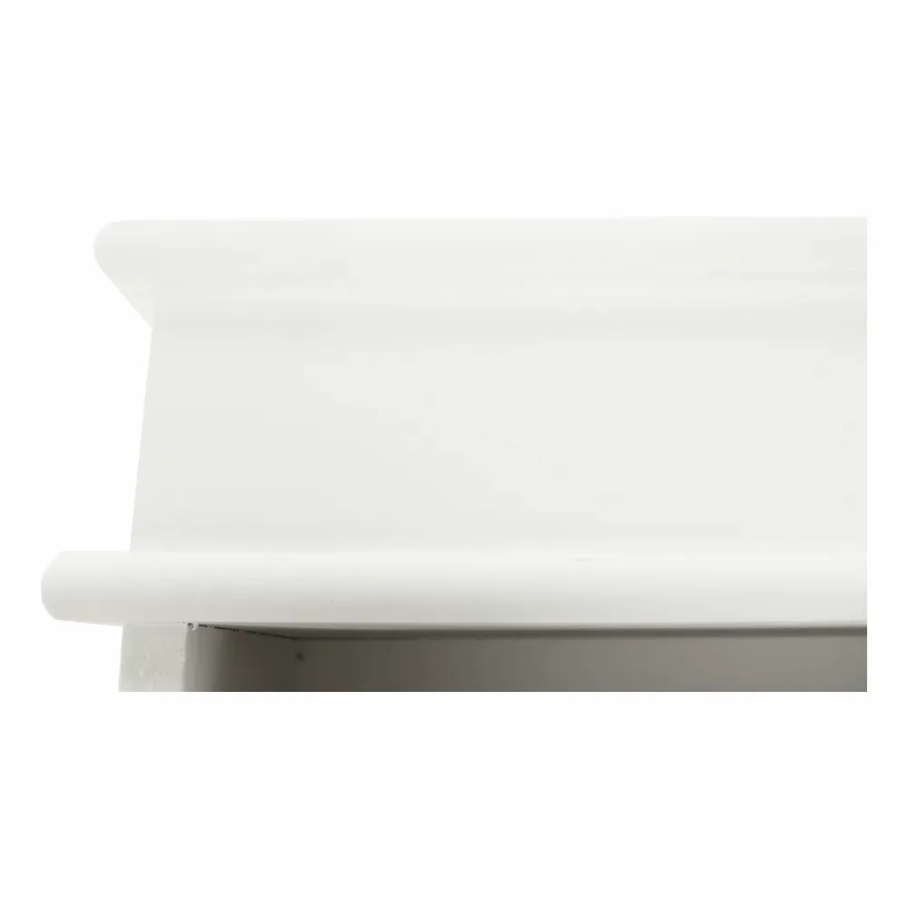 Věšák, dřevo / proutí, bílá, BLANCO