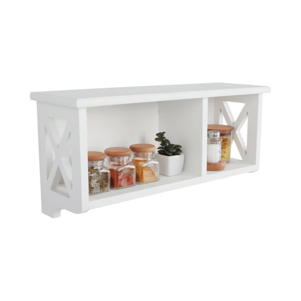 Závěsná police, bílá, RAFAELLO