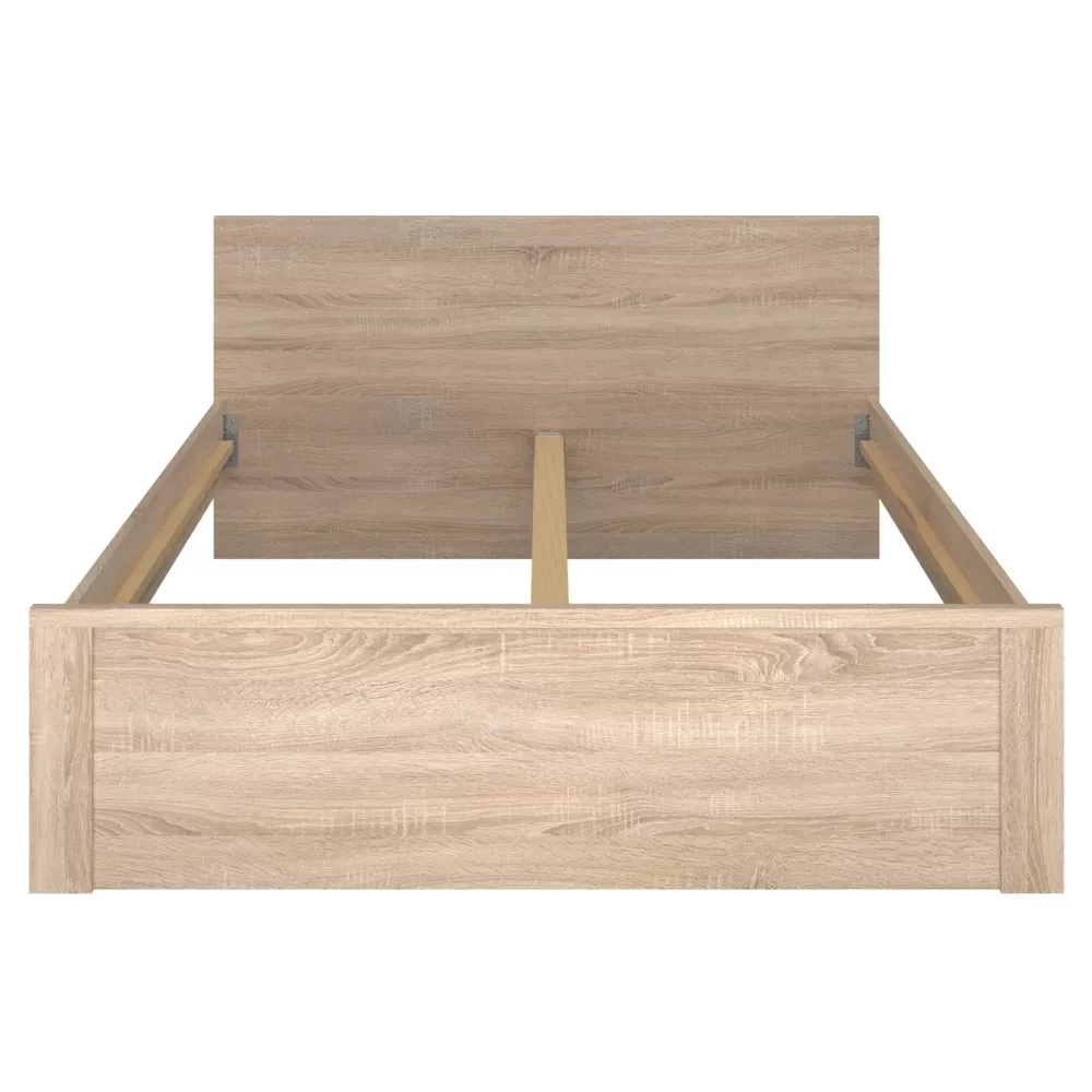 Postel, 160x200, dub sonoma, NORTY TYP 8