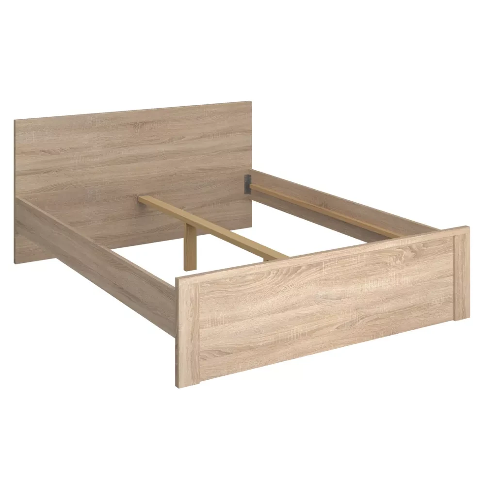Postel, 160x200, dub sonoma, NORTY TYP 8