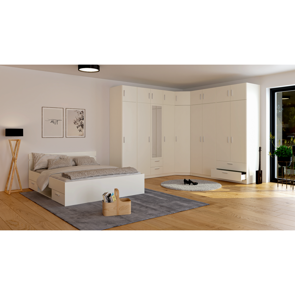 Skříň, bílá, INVITA Typ 2