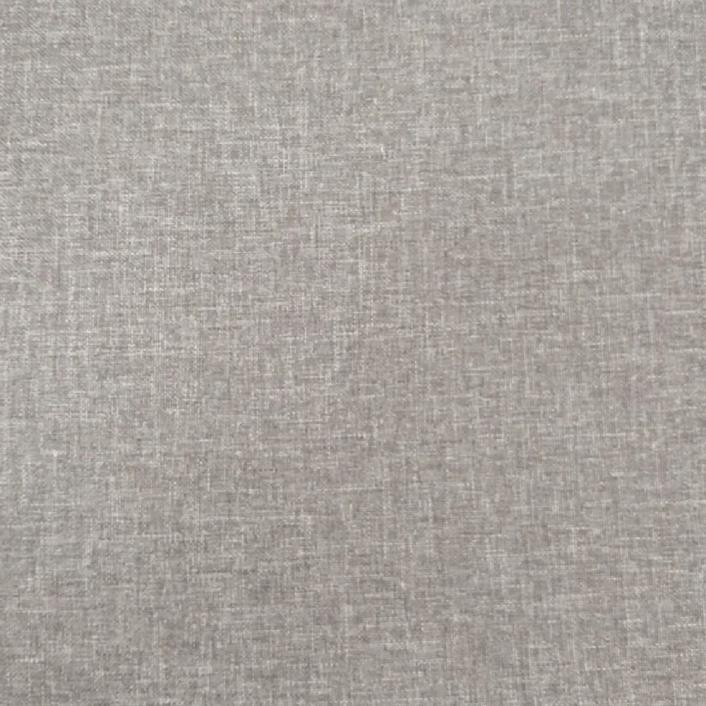 Taburet s úložným prostorem, šedá látka, SAMIR