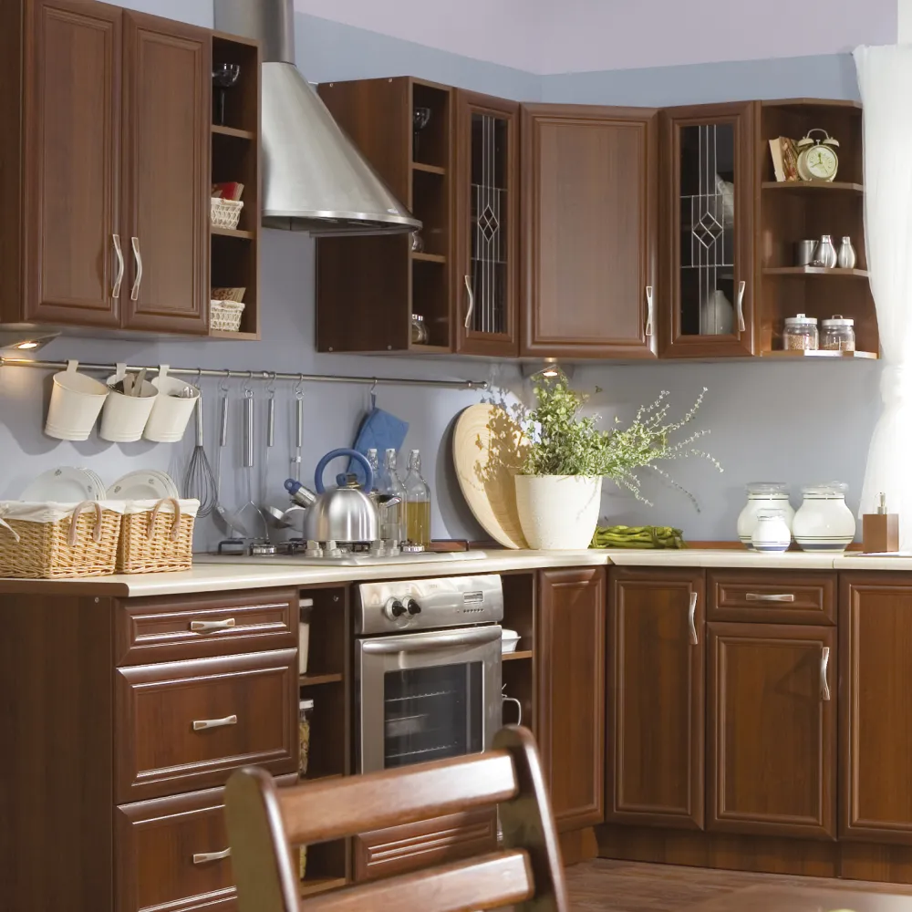 Horní skříňka G80KS se sklem, ořech Milano, SICILIA