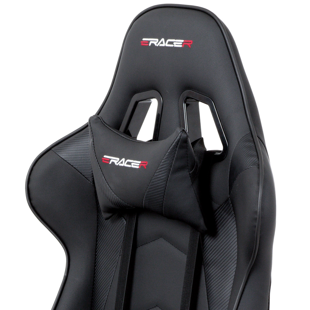 KA-F03 BK - Kancelářská židle houpací mech., černá koženka, plast. kříž