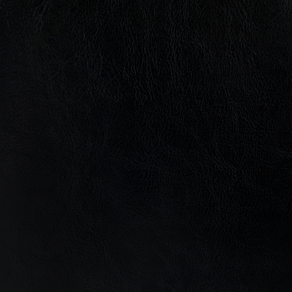 Taburet, černá textilní kůže, NIKI