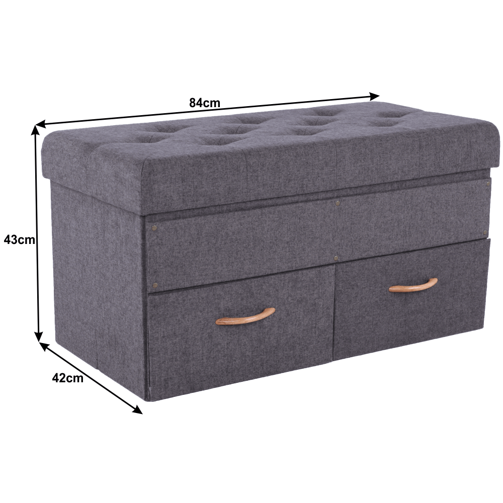 Taburet, šedá, SULOT TYP 2