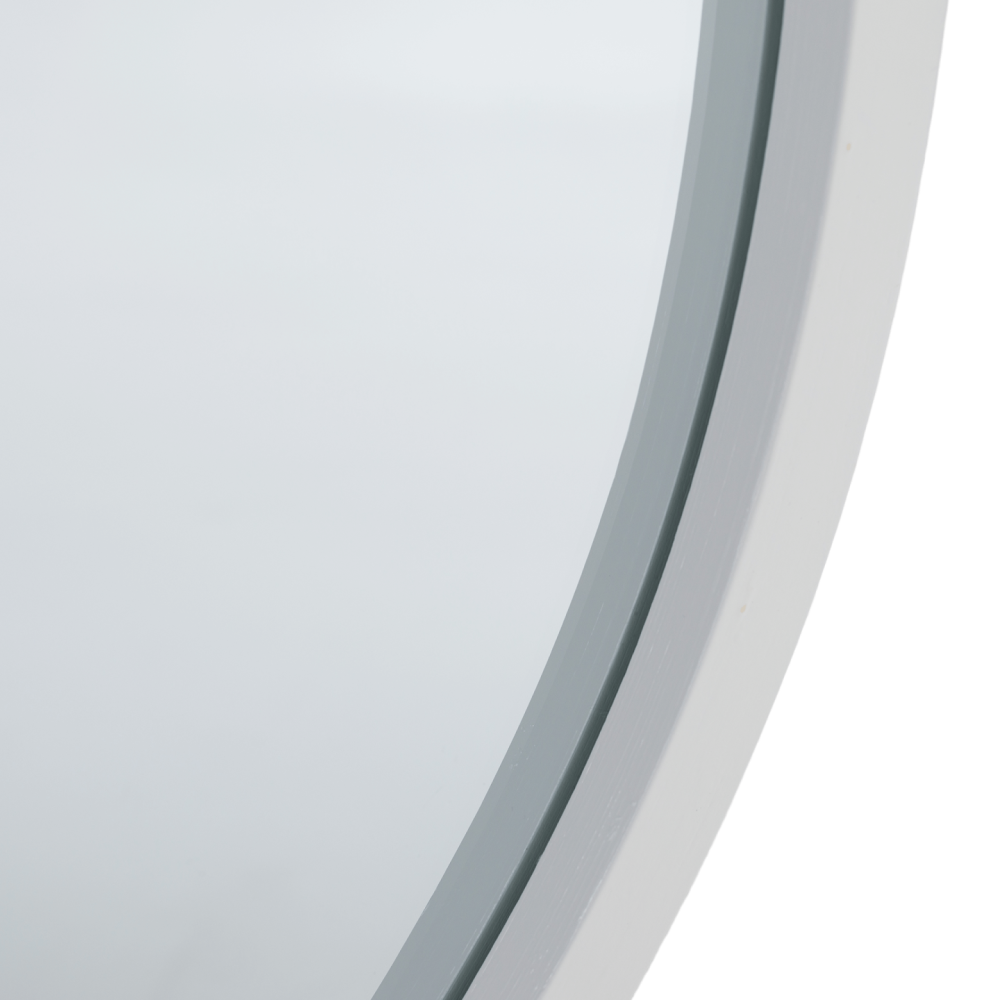 Zrcadlo, bambus/bílá, LEMI 1