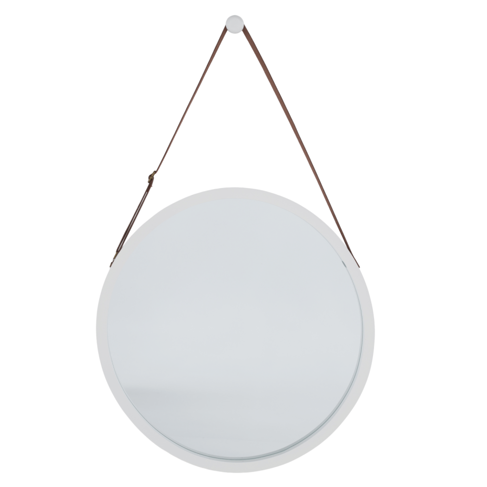 Zrcadlo, bambus/bílá, LEMI 1