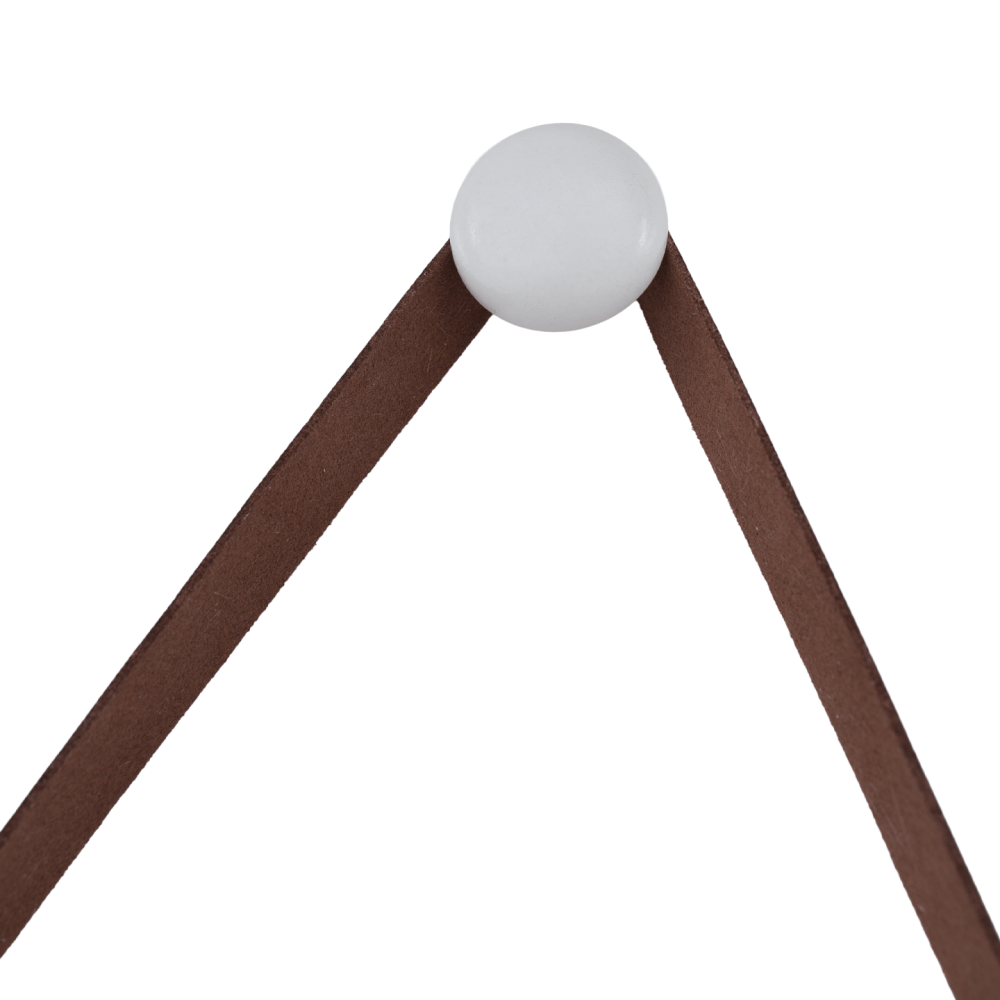 Zrcadlo, bambus/bílá, LEMI 1