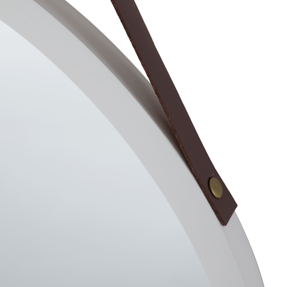 Zrcadlo, bambus/bílá, LEMI 1