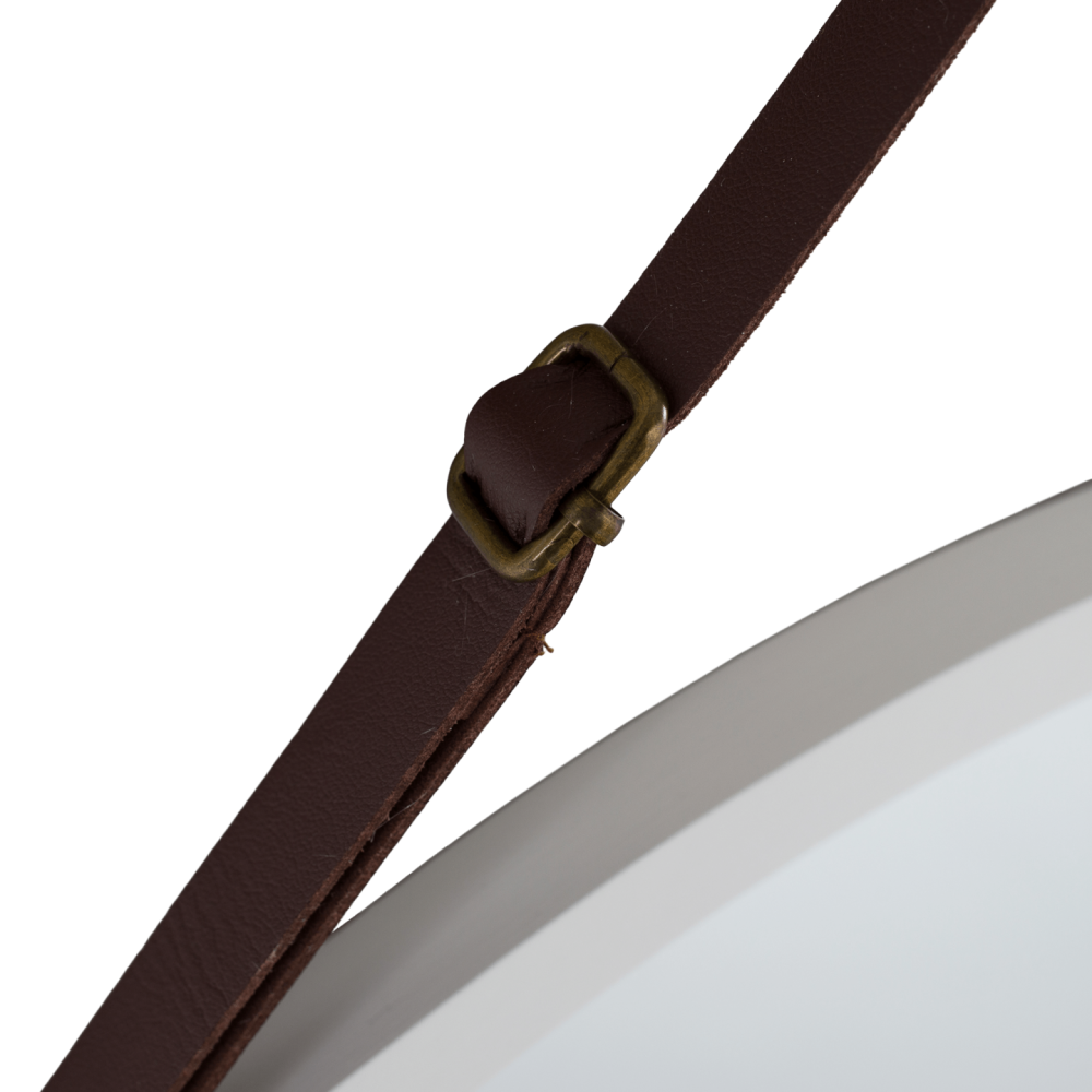 Zrcadlo, bambus/bílá, LEMI 1