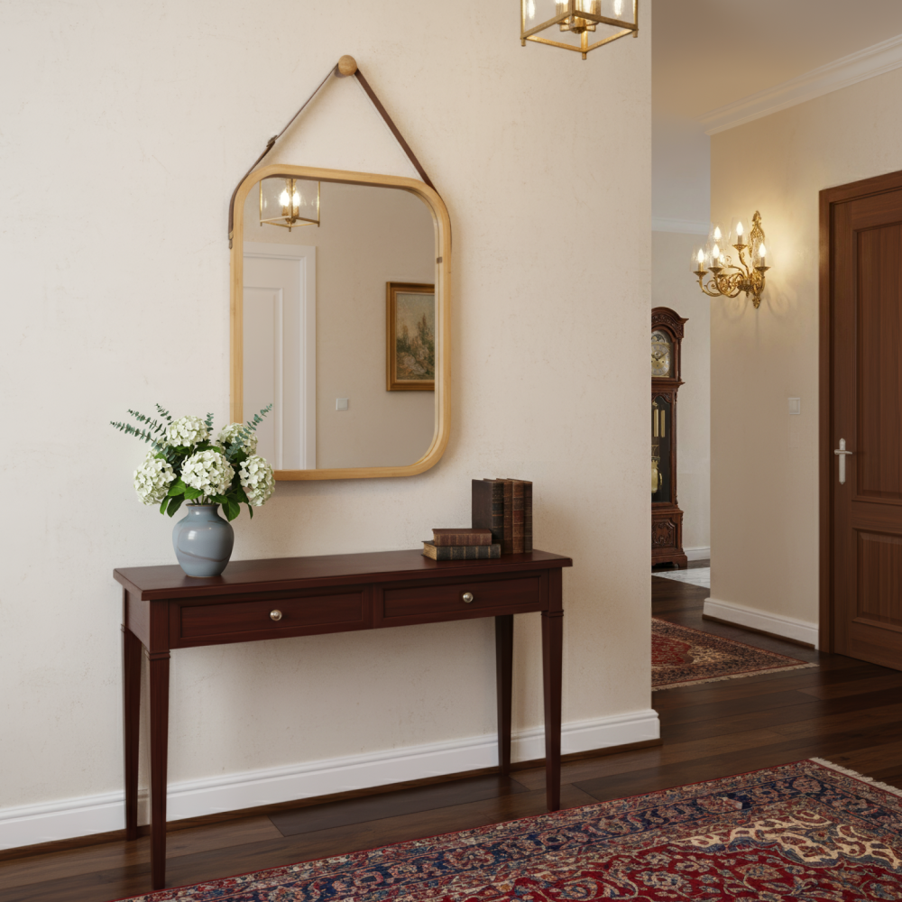 Zrcadlo, přírodní bambus, LEMI 2