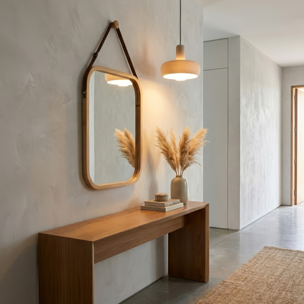 Zrcadlo, přírodní bambus, LEMI 2