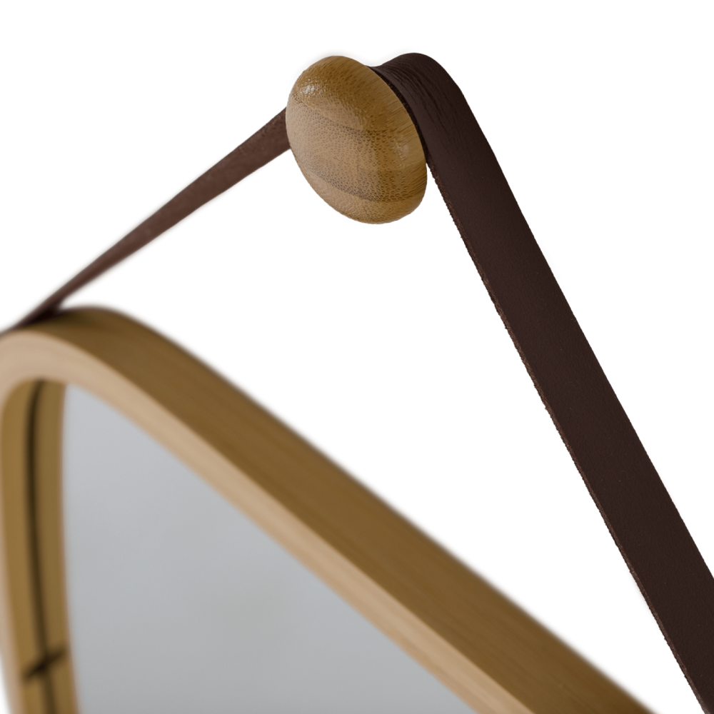 Zrcadlo, přírodní bambus, LEMI 3