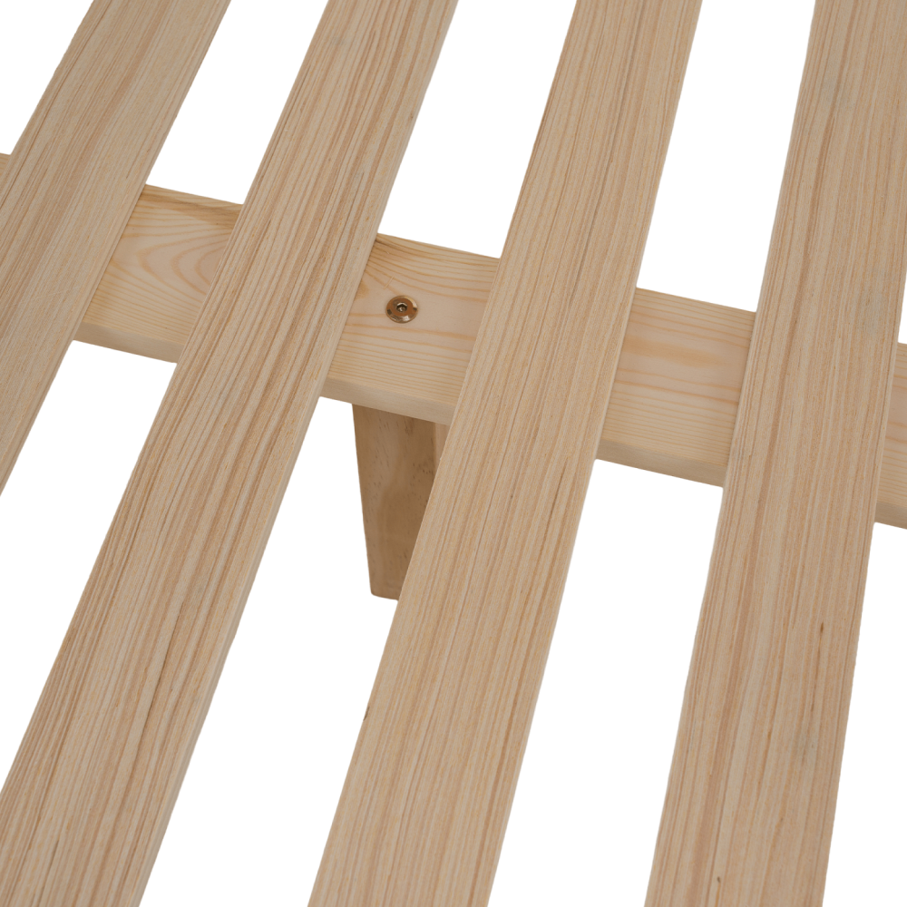 Patrová rozložitelná postel, přírodní, LUINI