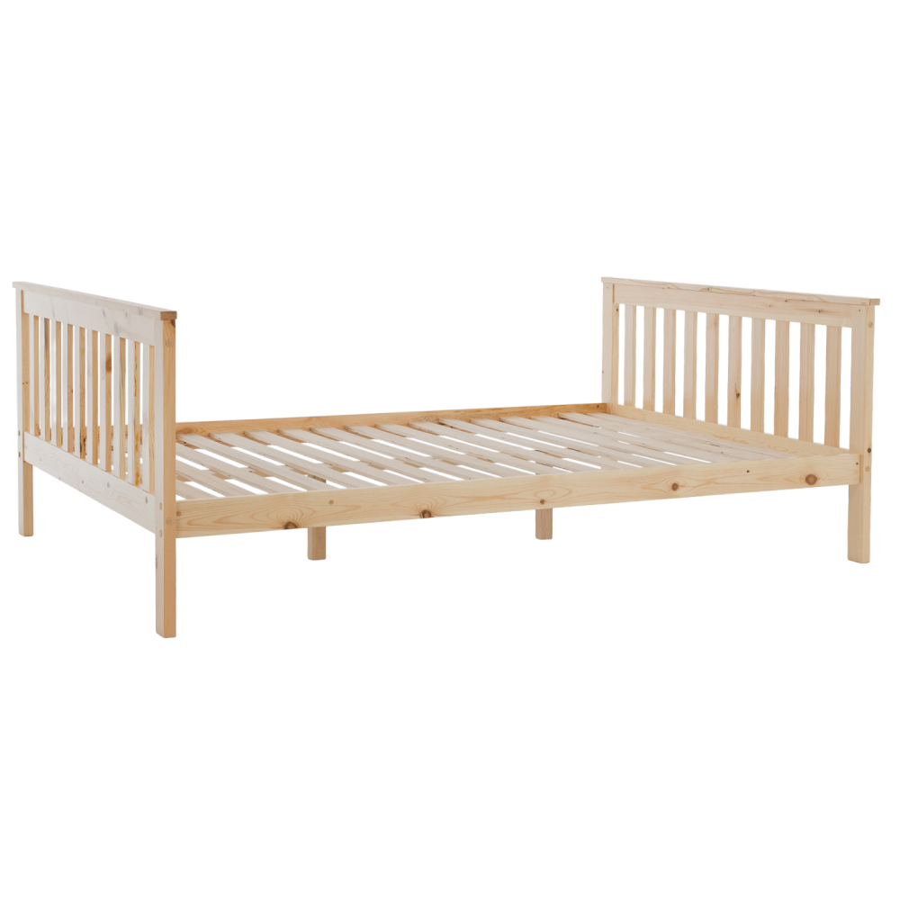 Patrová rozložitelná postel, přírodní, LUINI