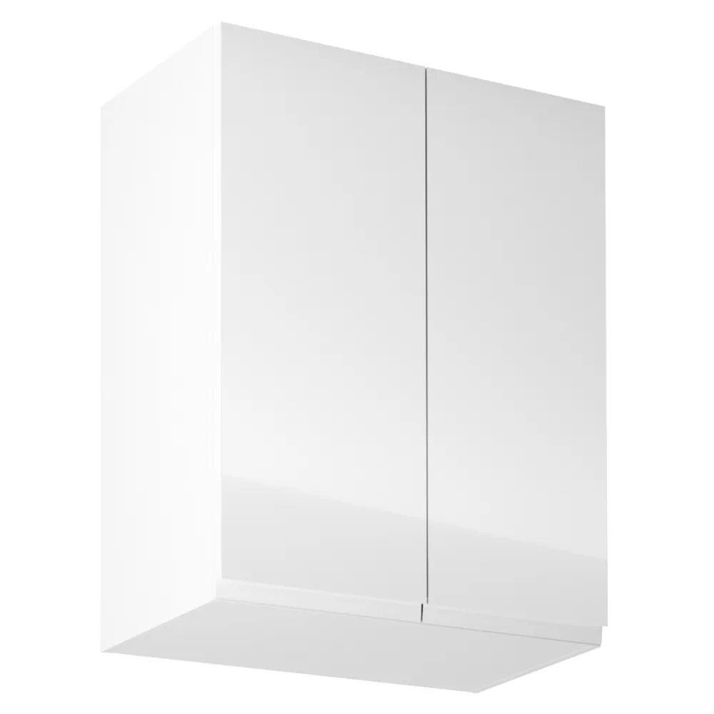 Horní skříňka, bílá/bílý extra vysoký lesk, AURORA G602F