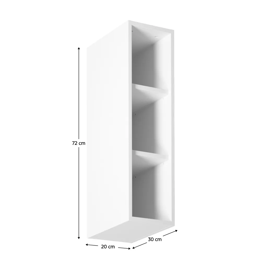 Horní skříňka, bílá, AURORA W200