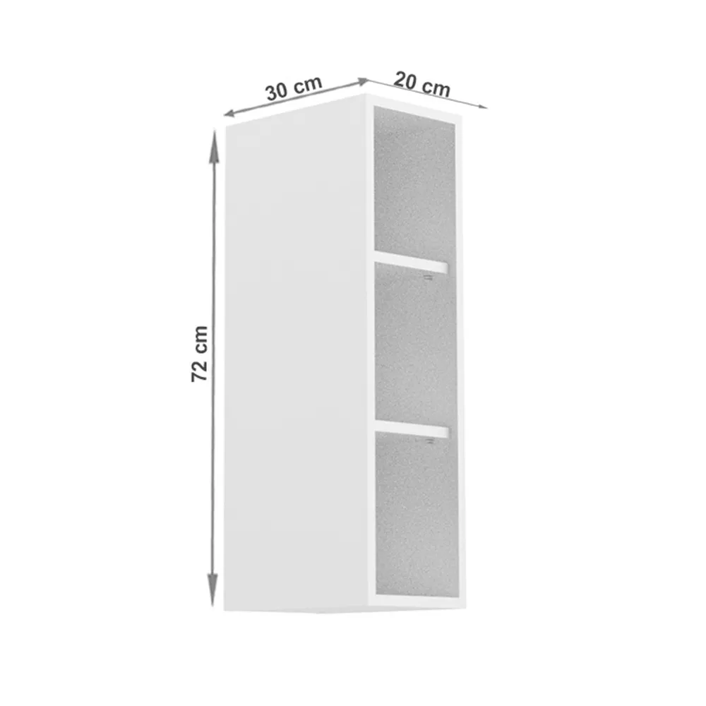 Horní skříňka, bílá, AURORA W200