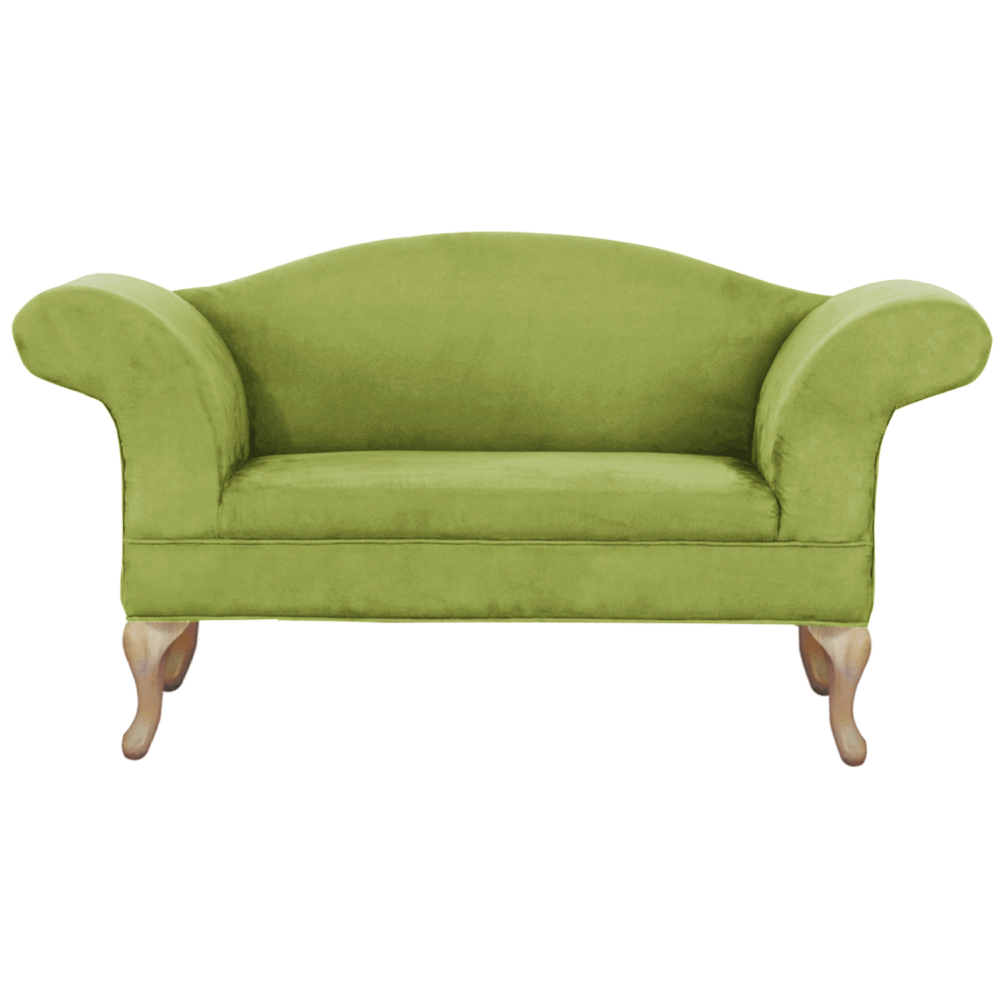 Pohovka, zelená /dub zlatý, FABRICIO