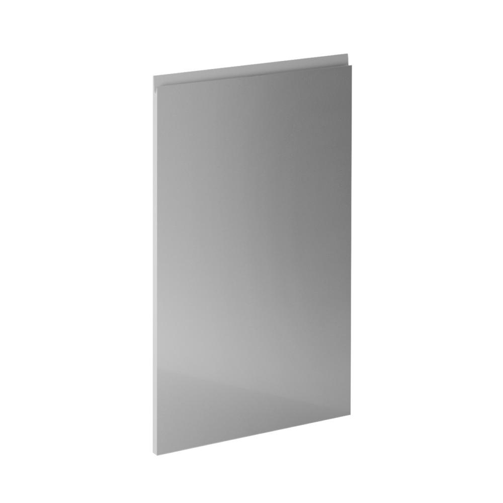 Dvířka na myčku, bílá / šedá extra vysoký lesk HG, 44,6x71,3, AURORA
