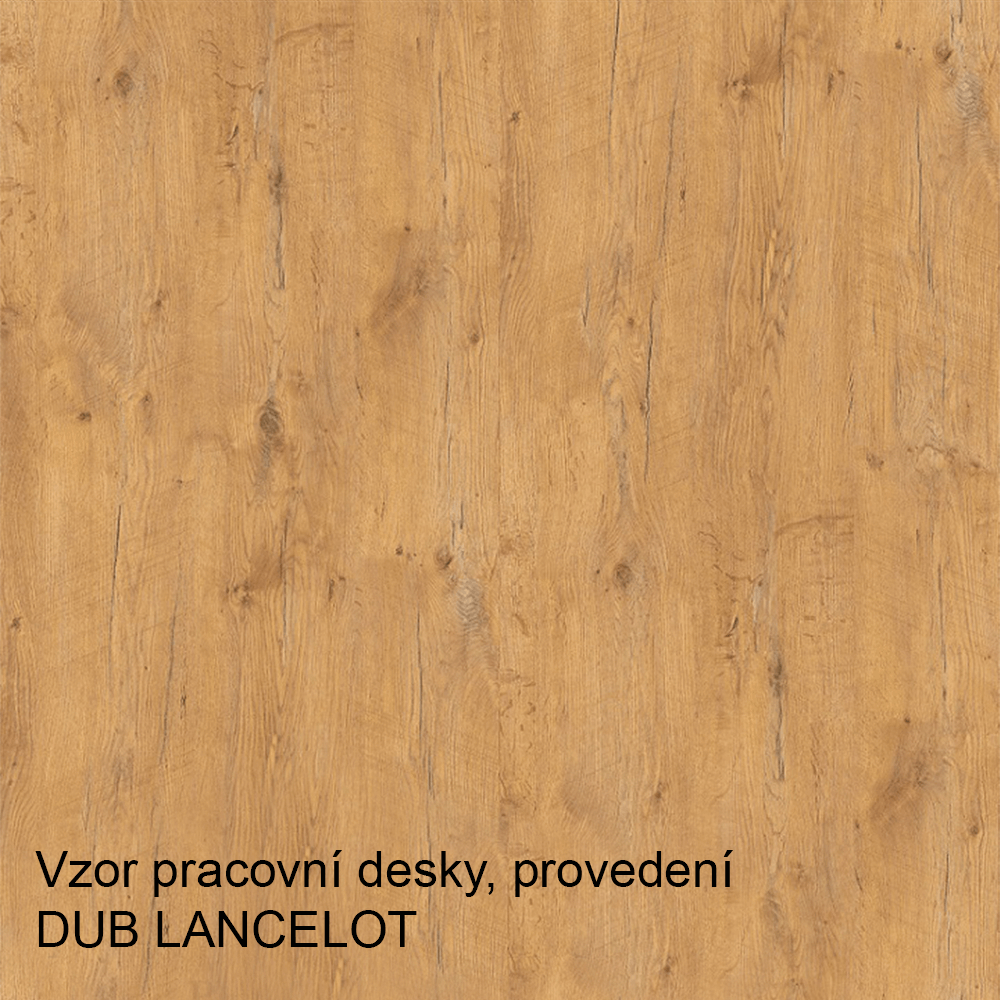 Vysoká skříňka, šedá matná / dub lancelot, VEGA 40 DK-210 2F