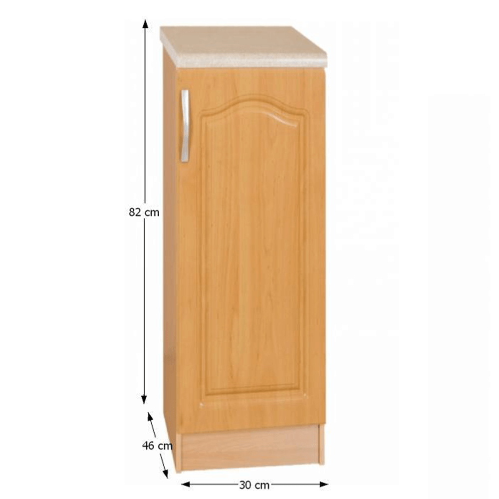Kuchyňská skříňka, olše, pravá, LORA MDF NEW KLASIK S30