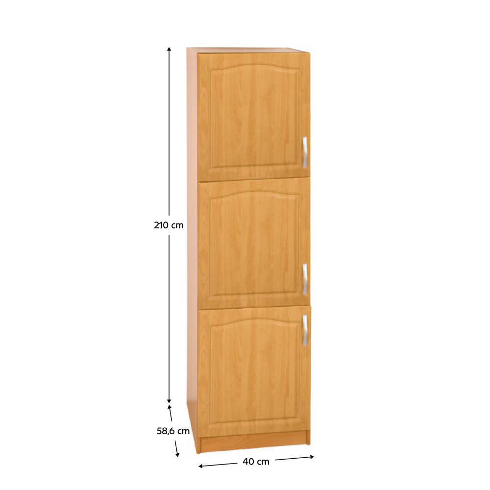 Kuchyňská skříňka, pravá, olše, LORA MDF NEW KLASIK S40 / 210/57