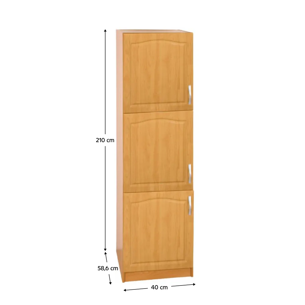 Kuchyňská skříňka, pravá, olše, LORA MDF NEW KLASIK S40 / 210/57
