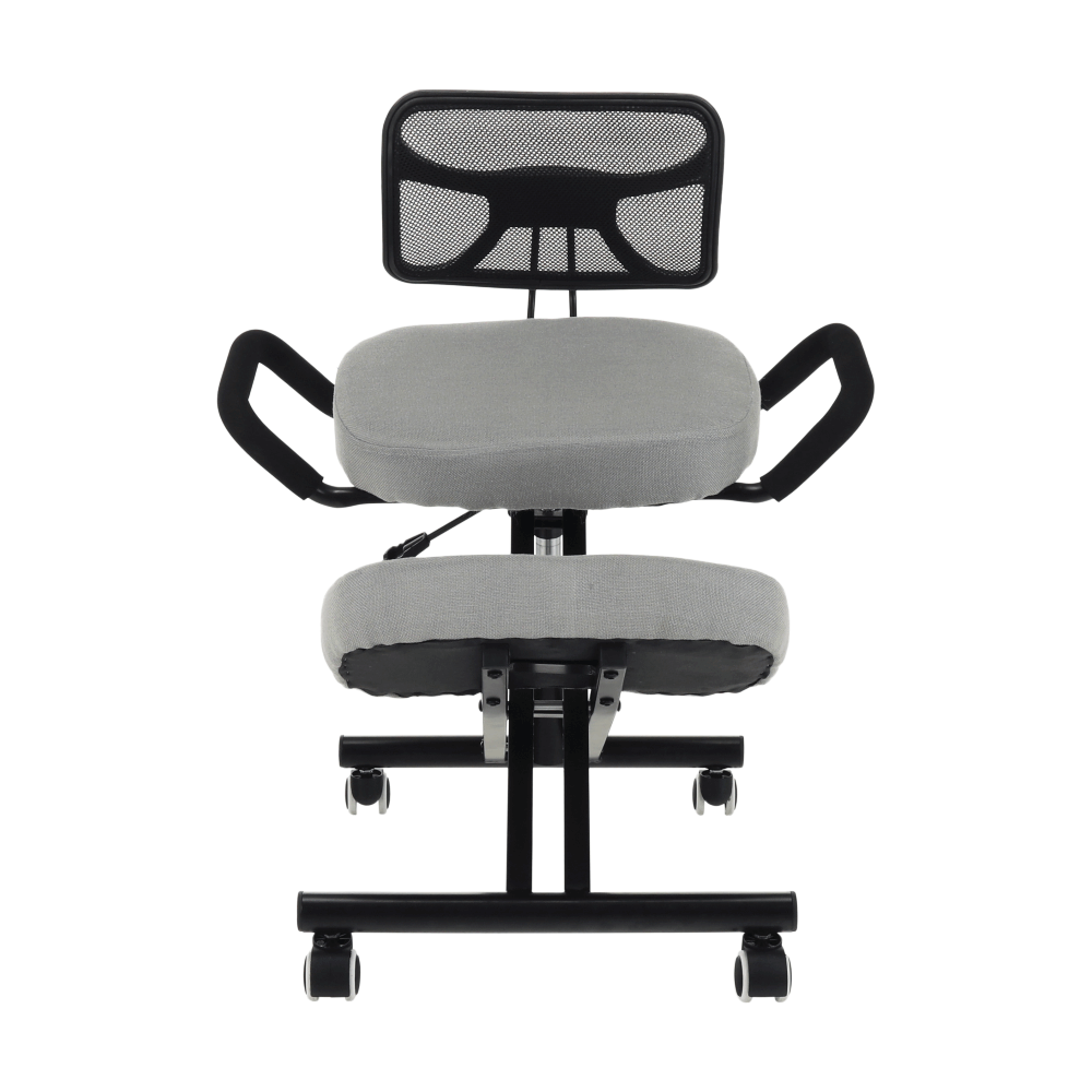 Ergonomická kľakačka, šedohnědá taupe / černá, RUFUS