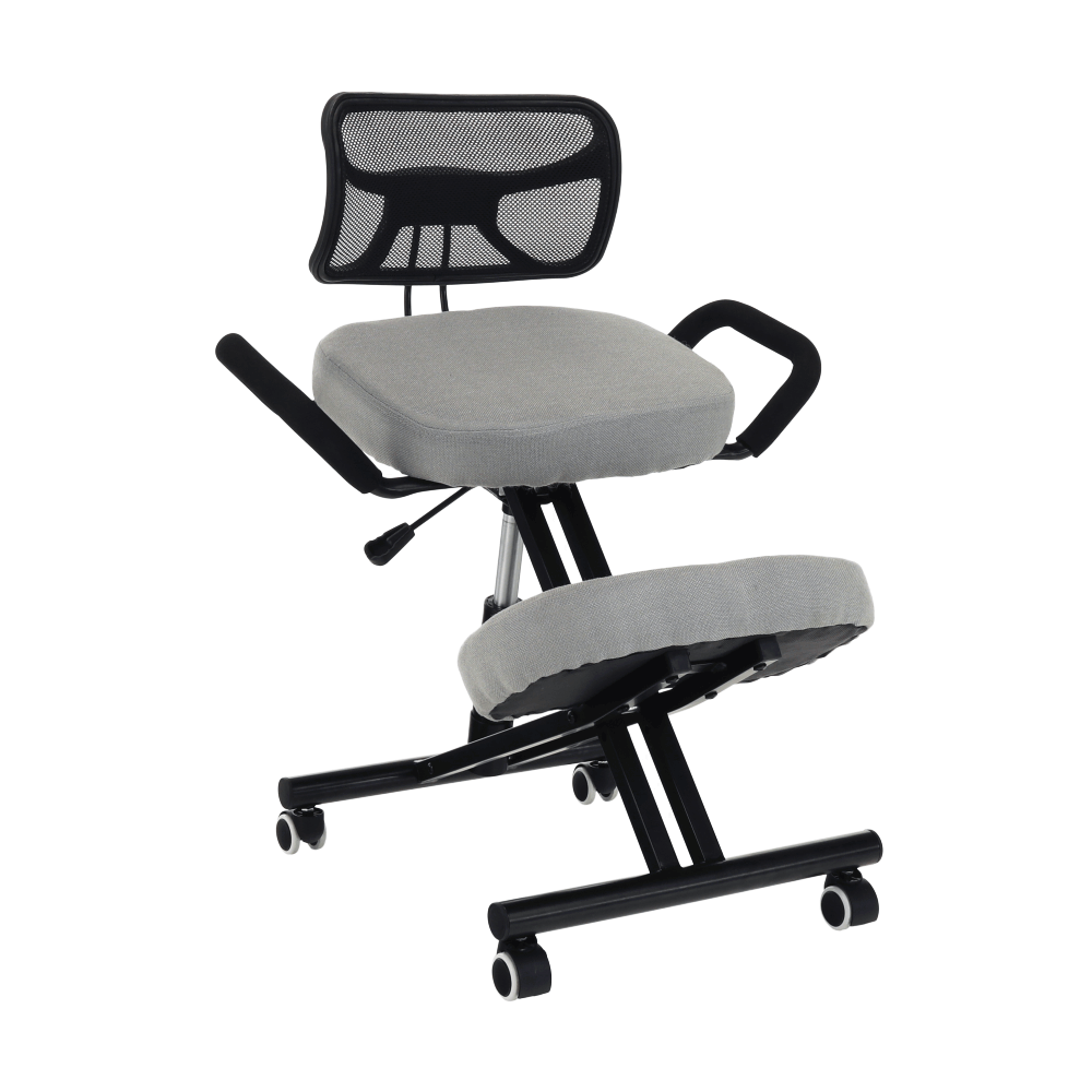Ergonomická kľakačka, šedohnědá taupe / černá, RUFUS