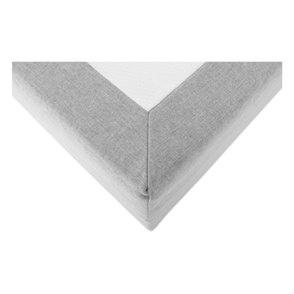 Boxspringová postel 140x200, světle šedá, FERATA KOMFORT