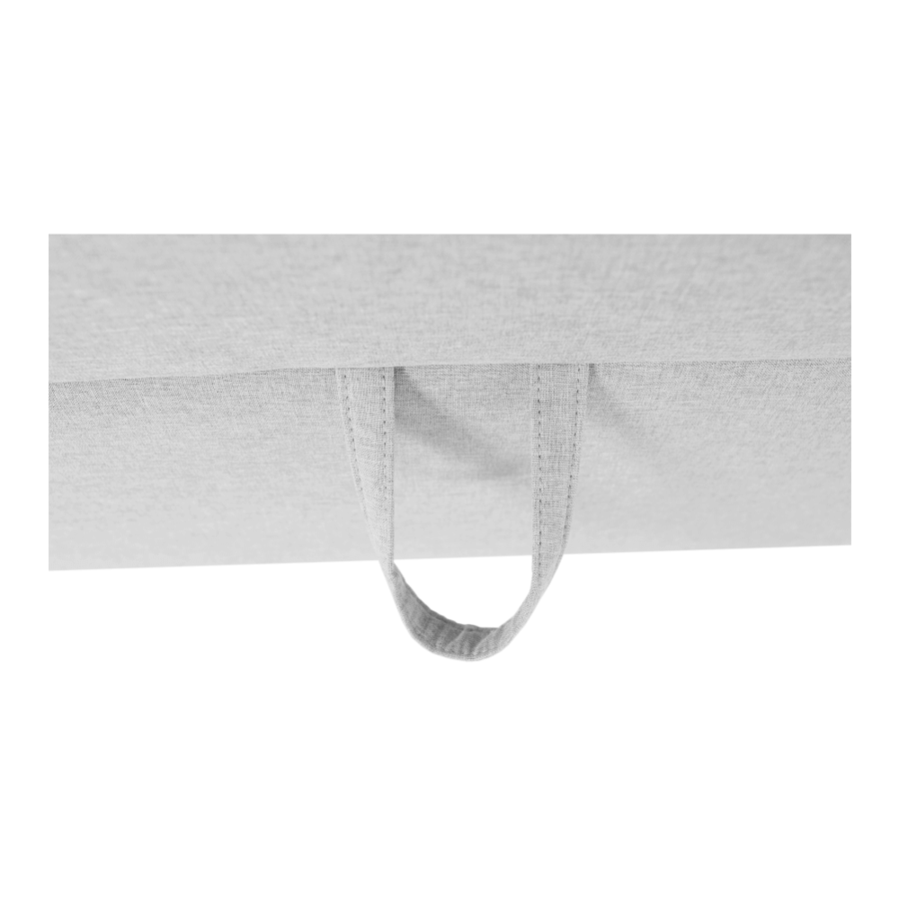 Boxspringová postel 160x200, světle šedá, FERATA KOMFORT