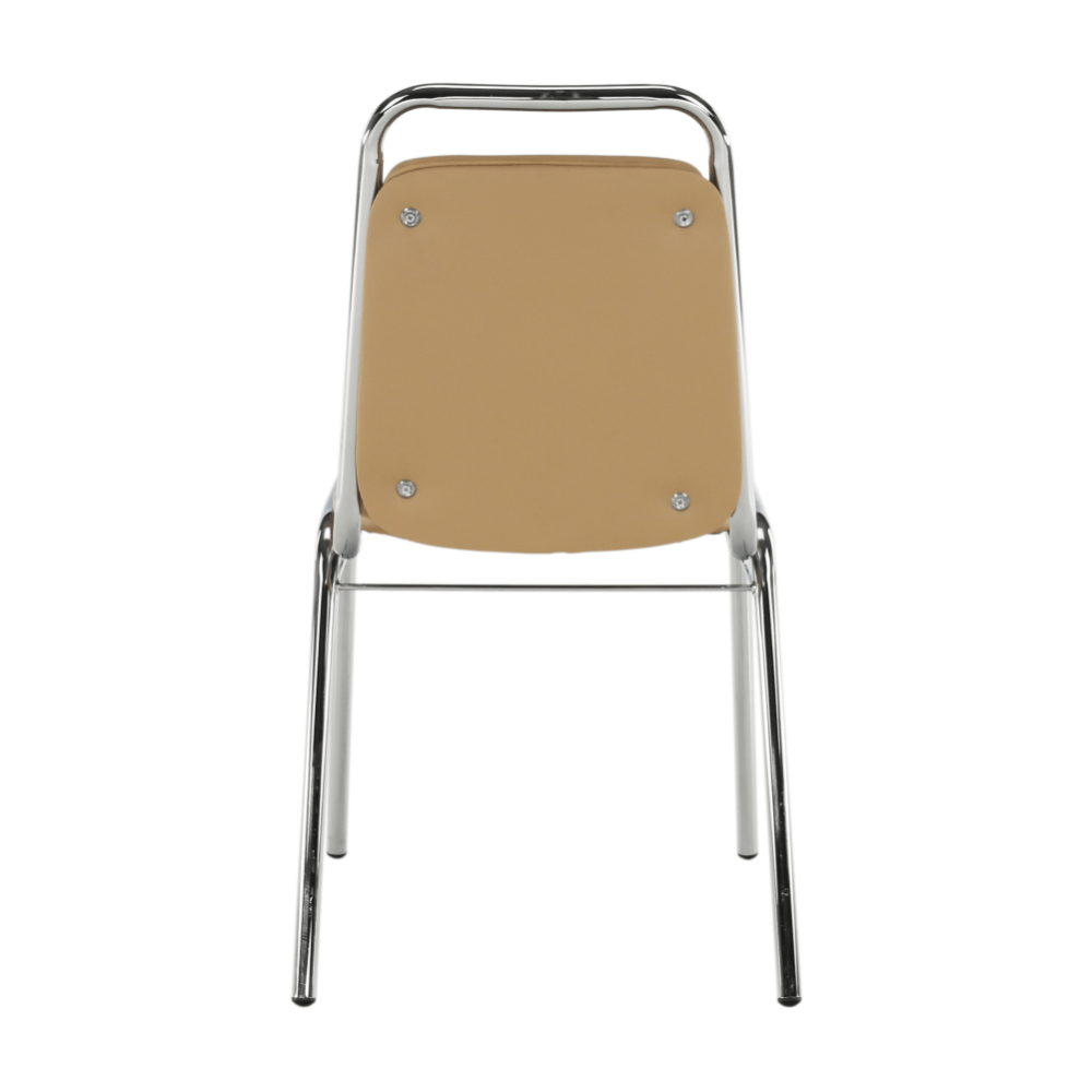 Zasedací stolička, hnědá ekokůže, ZEKI