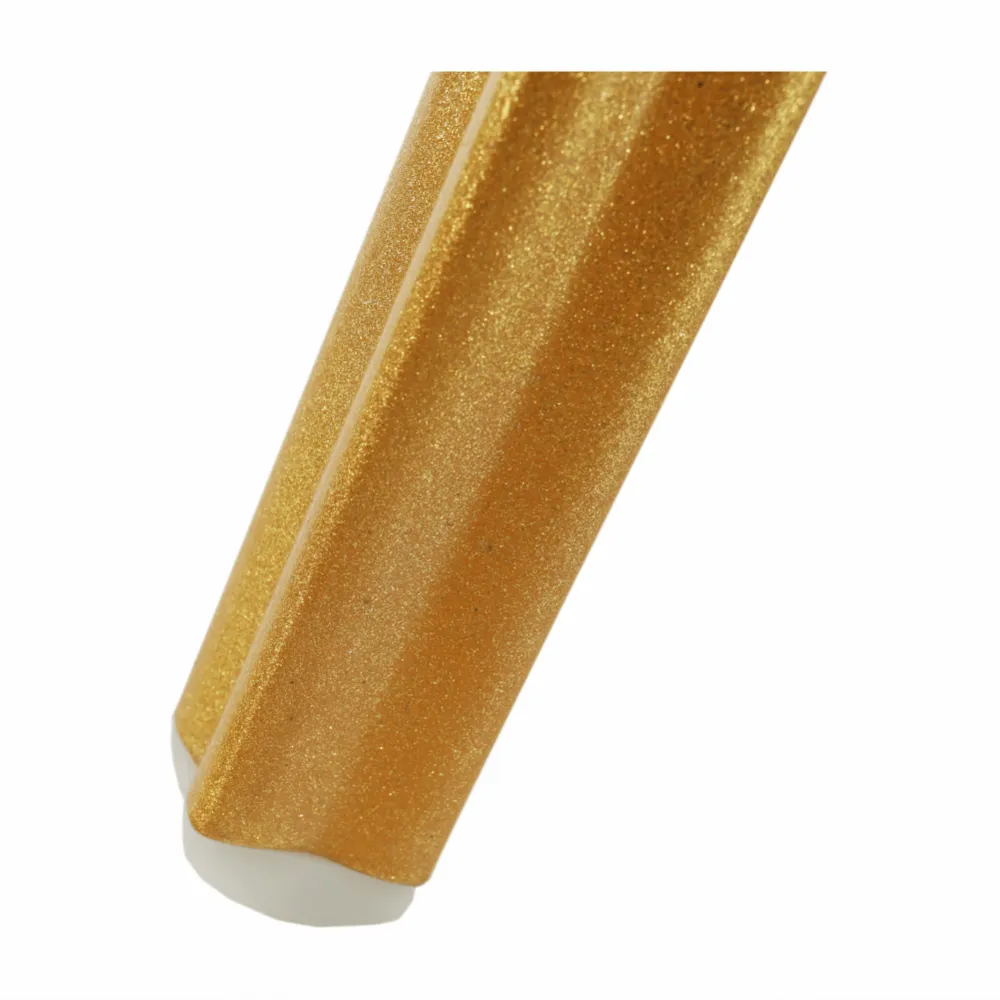 Stohovatelná židle, zelená/zlatý nátěr, ZINA 3 NEW