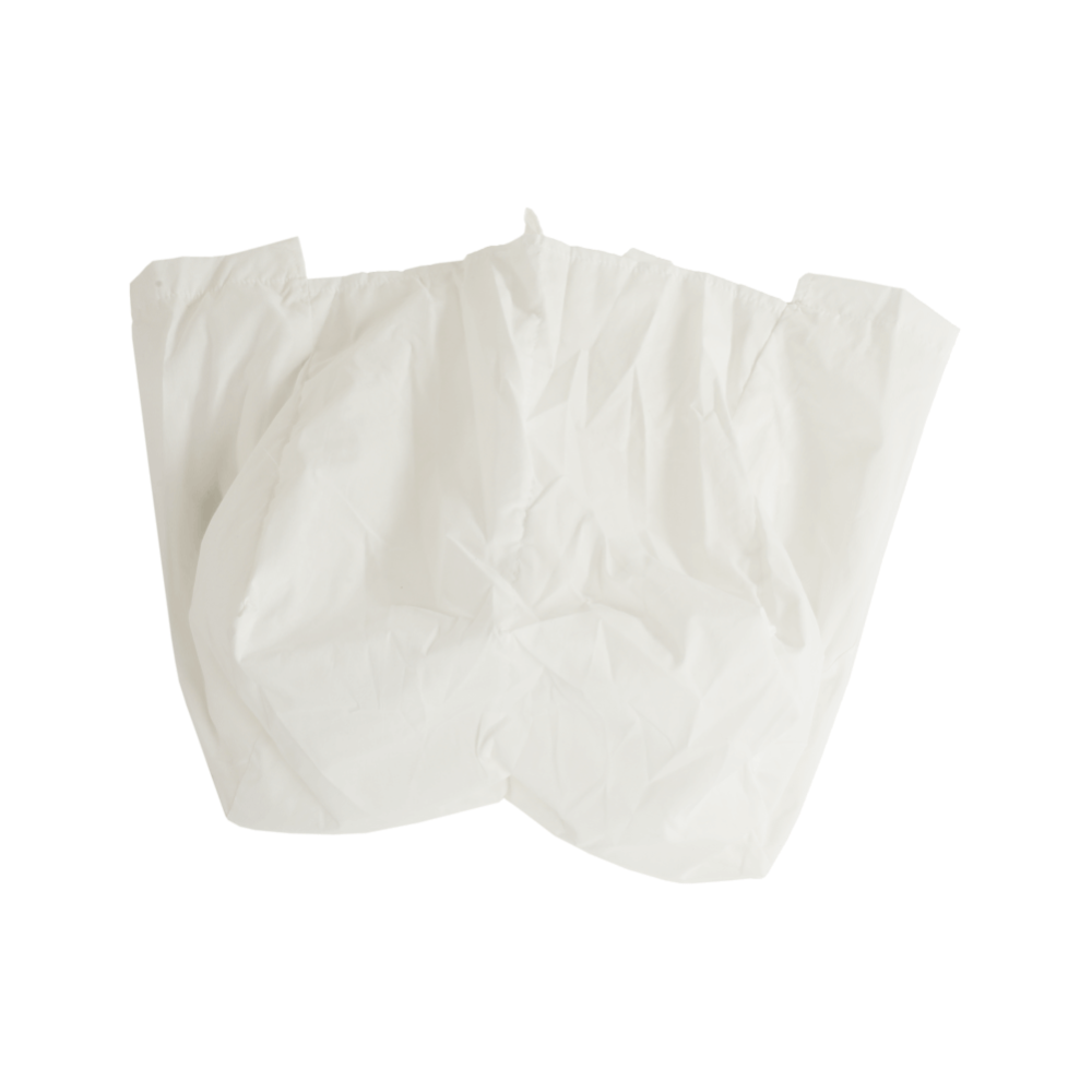 Koš na prádlo, bambus/bílá, MENORK