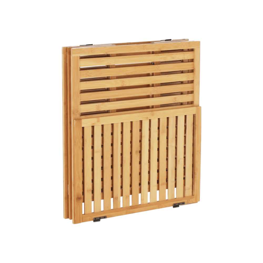 Koš na prádlo, bambus/bílá, MENORK