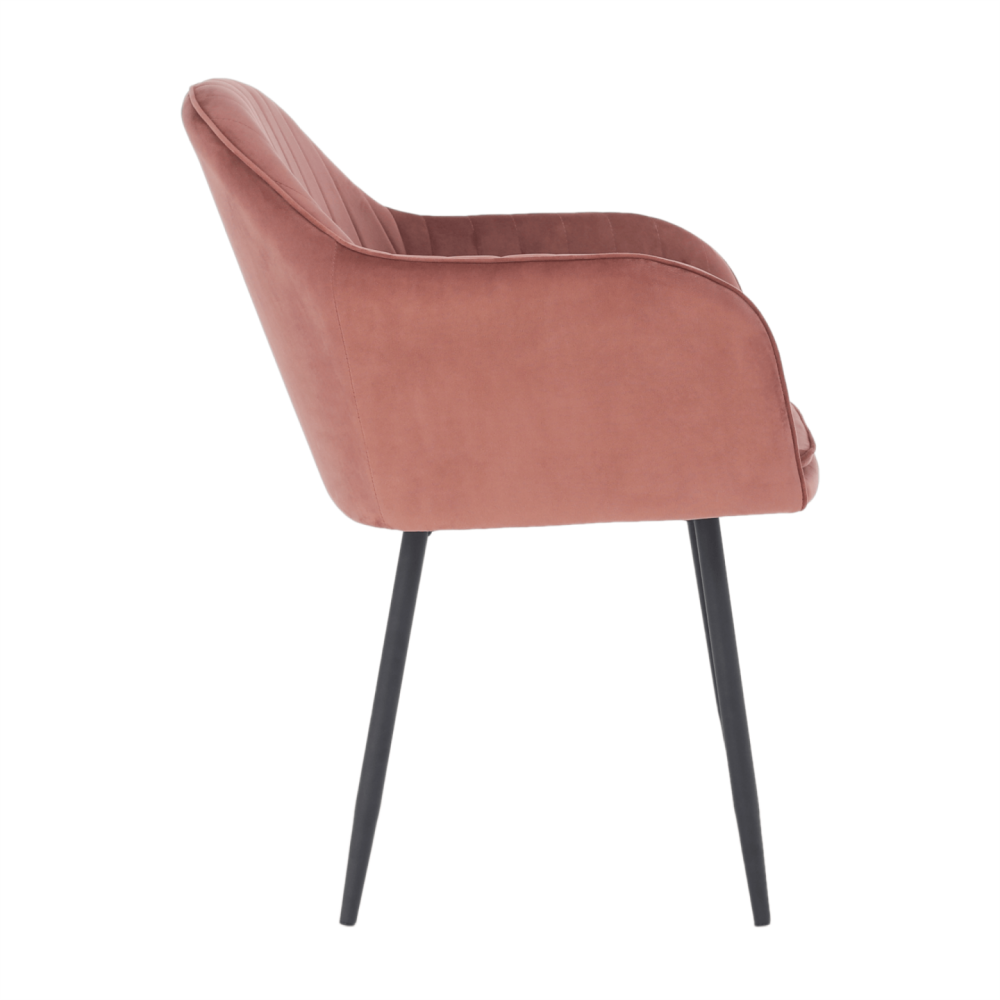 Designové křeslo, růžovohnědou Velvet látka, ZIRKON