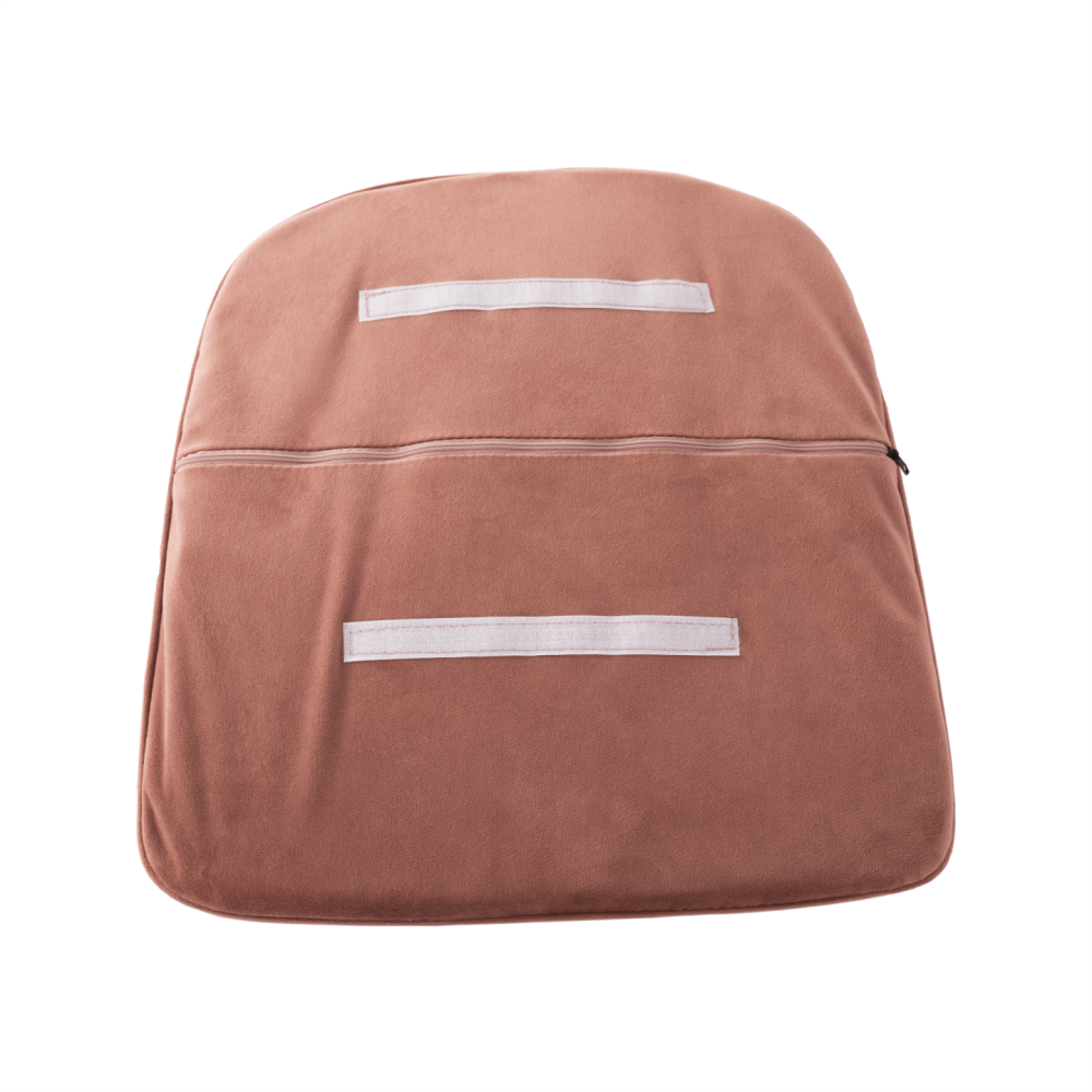 Designové křeslo, růžovohnědou Velvet látka, ZIRKON