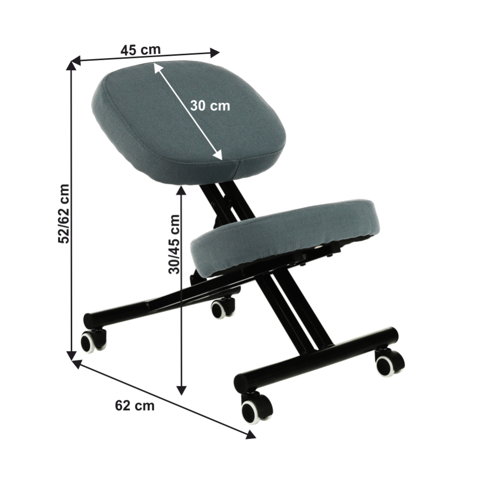 Ergonomická klekačka, světle/černá, KILIAN