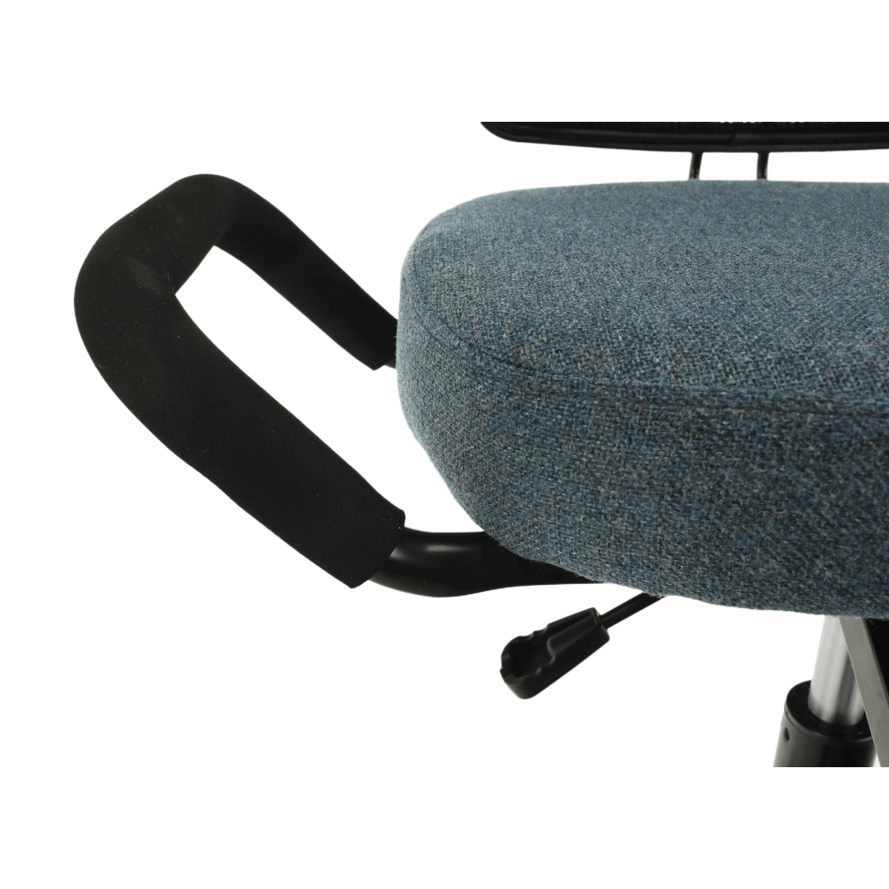 Ergonomická klekačka, šedá/černá, RUFUS