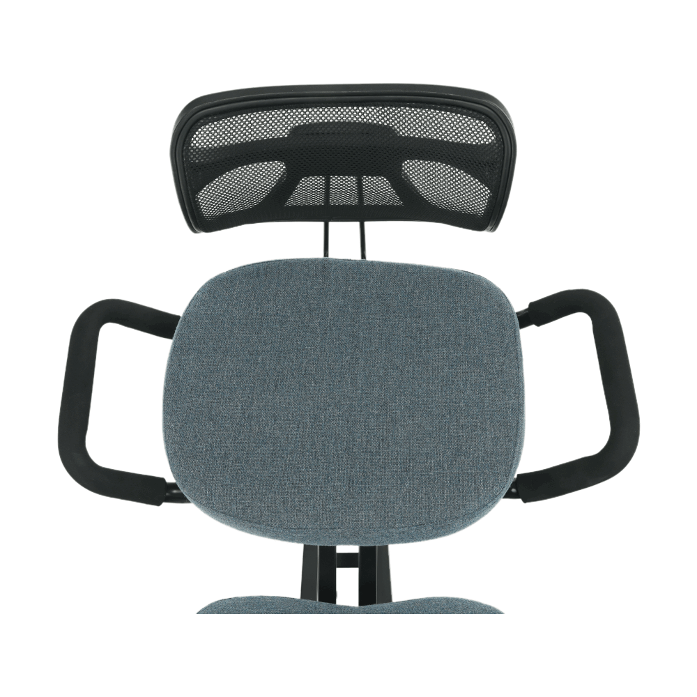 Ergonomická klekačka, šedá/černá, RUFUS